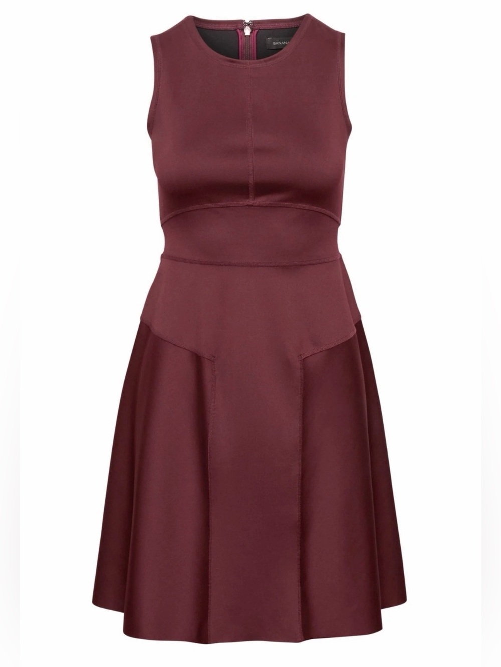 NWT Banana Republic Wrinkle-Resistant Neoprene Sleeveless Fit&Flare Dress Sz6